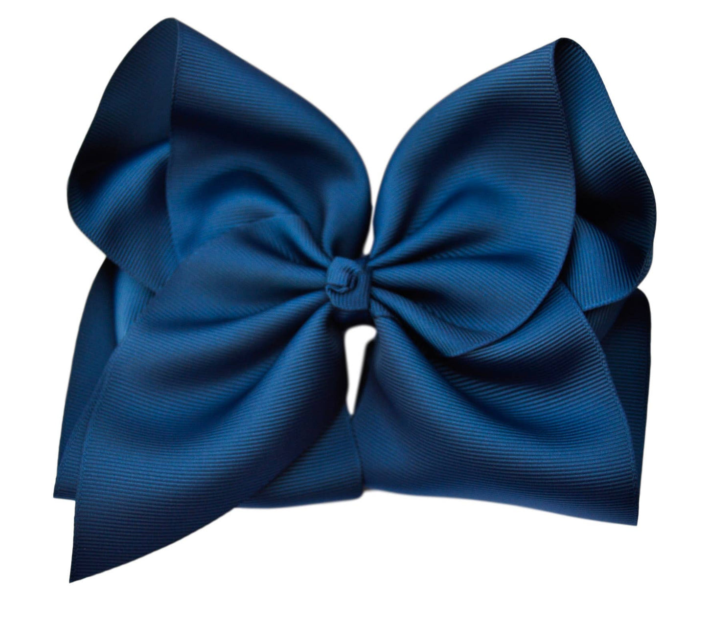 5 inch ( 2 inch width) Fall Solid Grosgrain Bow : Alligator Clip / Cranberry / 5 inch