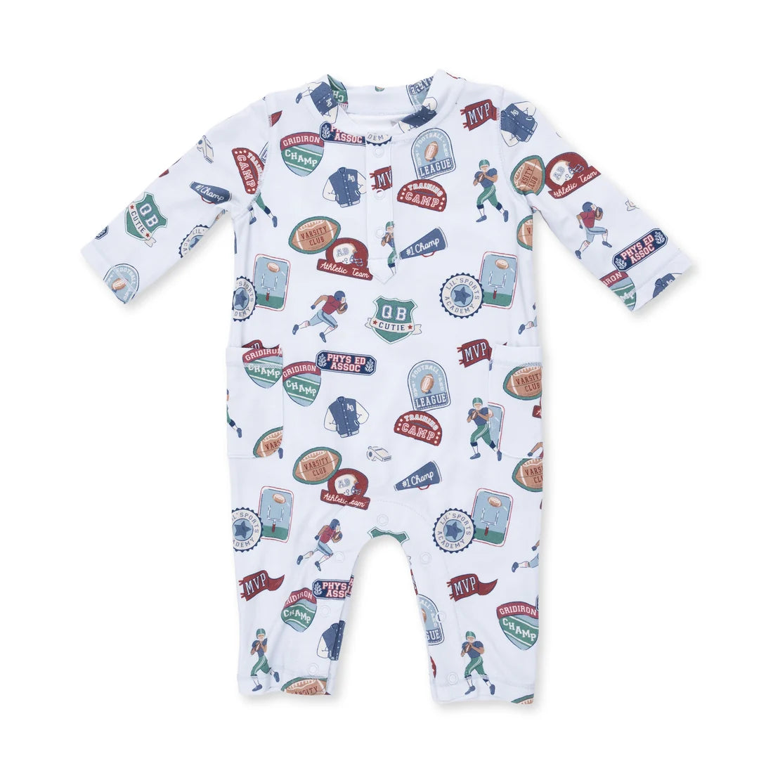 Football Patches Uni Romper