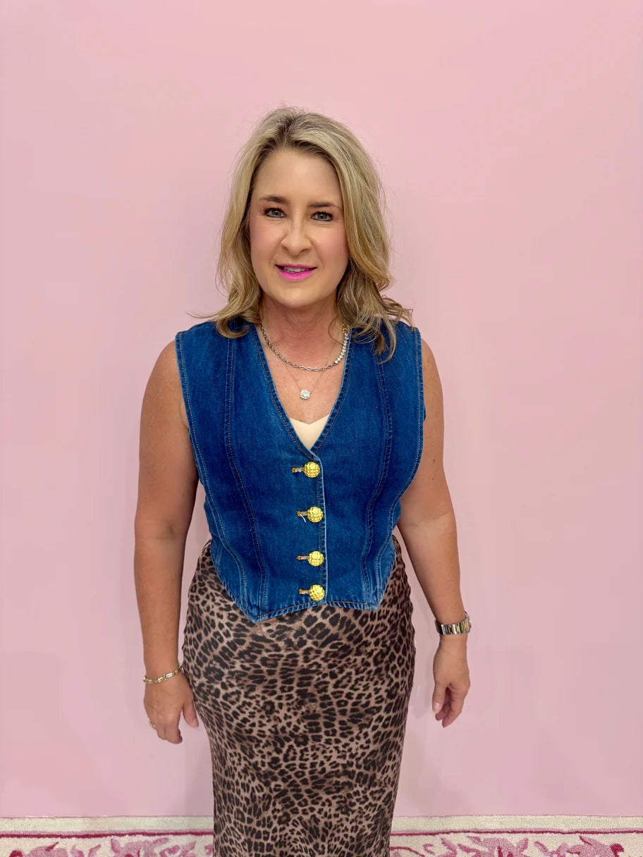 Stacy Denim Vest