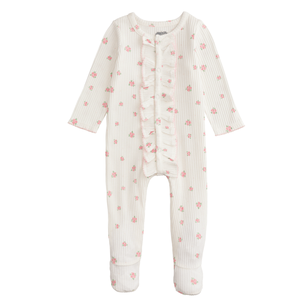 Ribbed Pink Baby Sleeper
