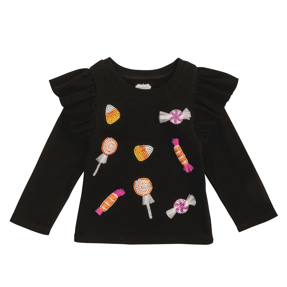 Black Candy Sequin Tee
