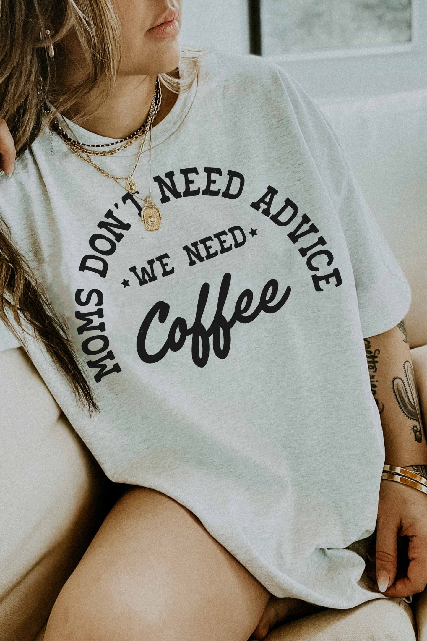 Moms Need Coffee Tee