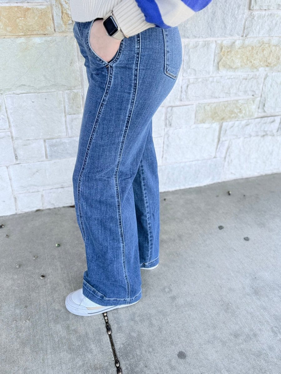 HIGH WAISTED TROUSER WIDE LEG