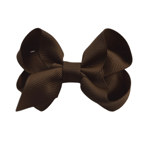 2.5 Solid Grosgrain Bow: Purple / 2.5 Inch