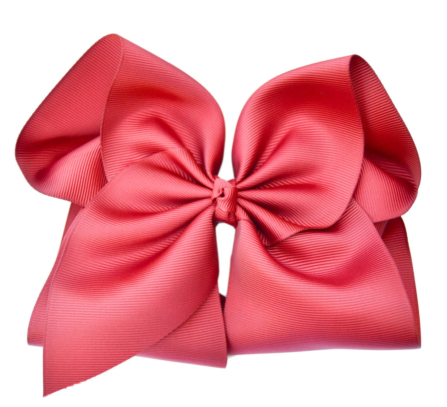 5 inch ( 2 inch width) Fall Solid Grosgrain Bow : Alligator Clip / Candlelight / 5 inch