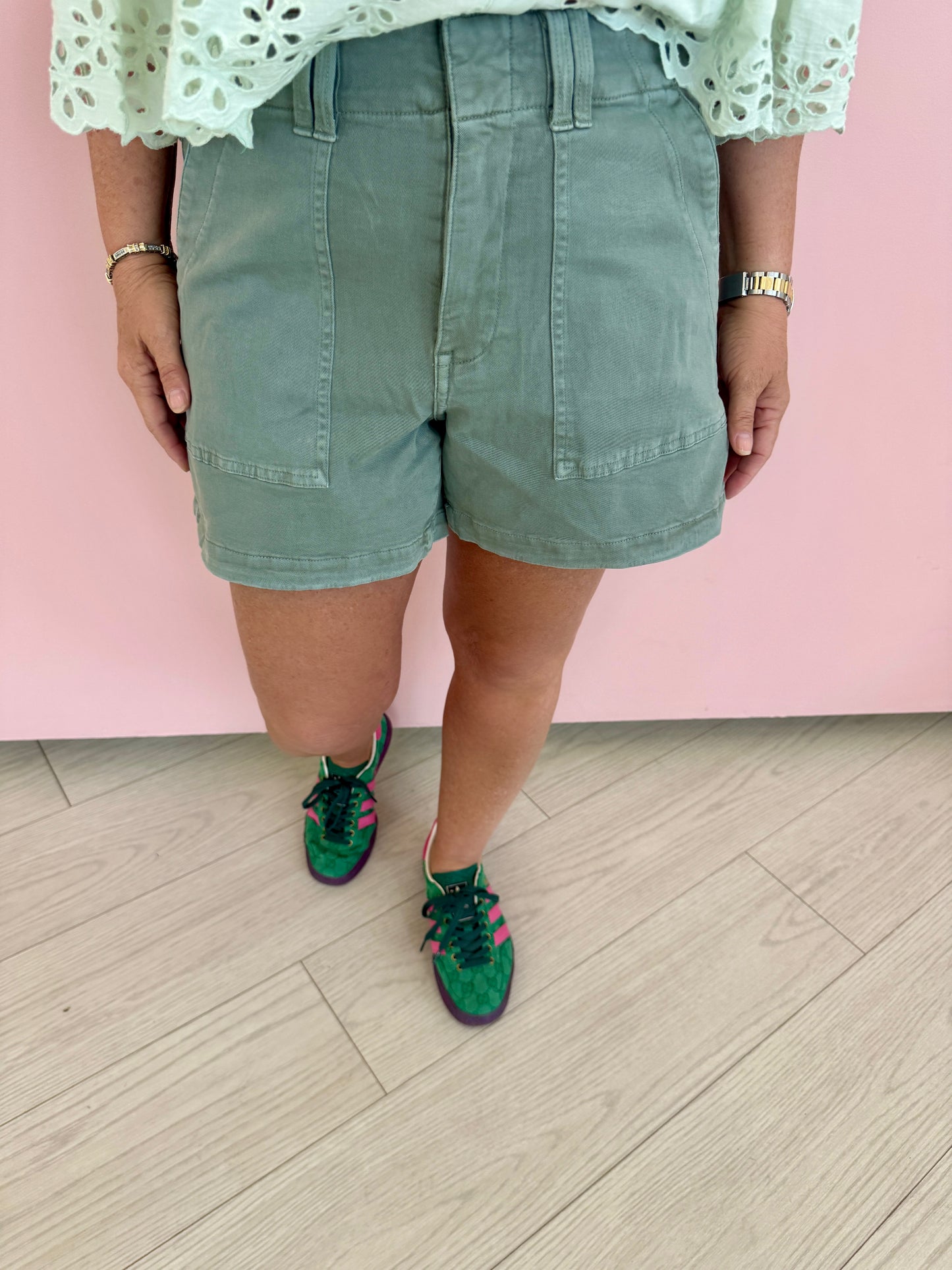 Marissa High Rise Utility Shorts