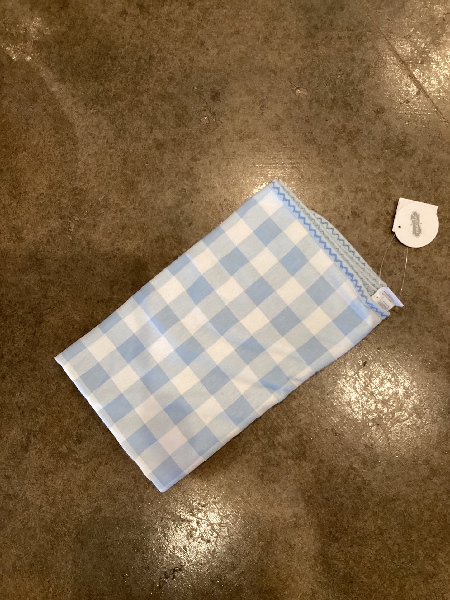 Boy Gingham Arrival Blanket