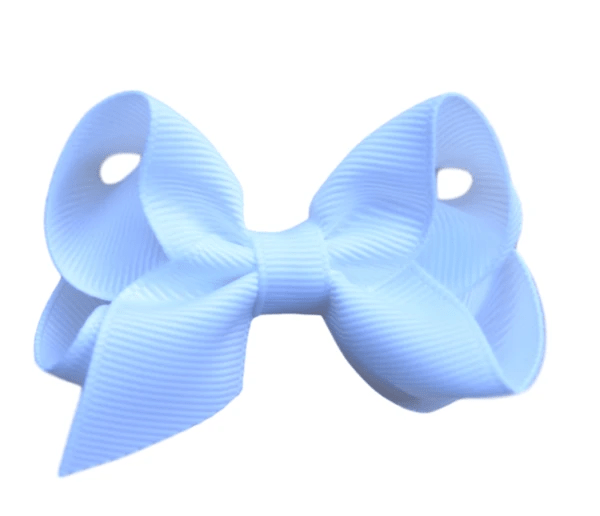 2.5 Solid Grosgrain Bow: Purple / 2.5 Inch