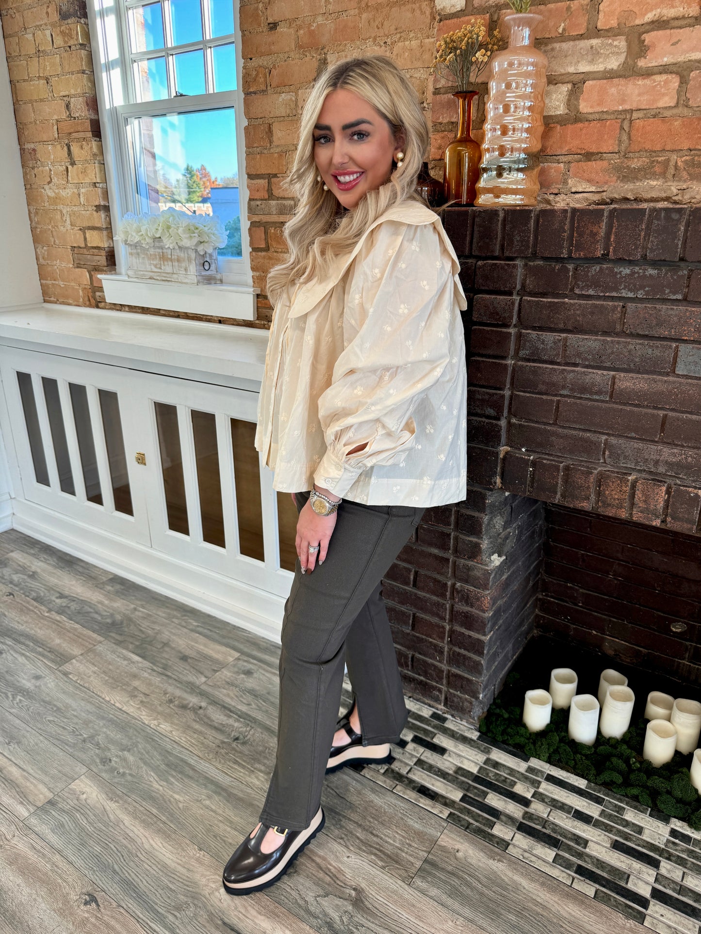 Scallop Blouse
