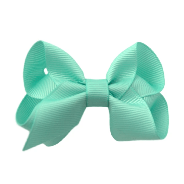 2.5 Solid Grosgrain Bow: Purple / 2.5 Inch