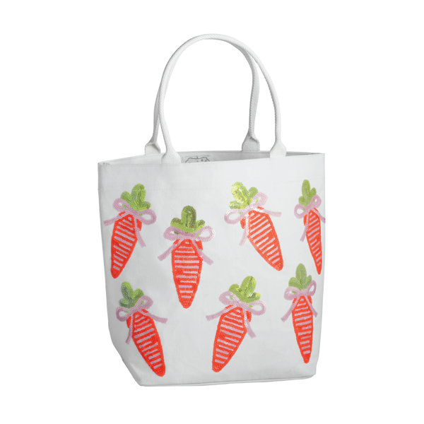 White Easter Sparkle Tote