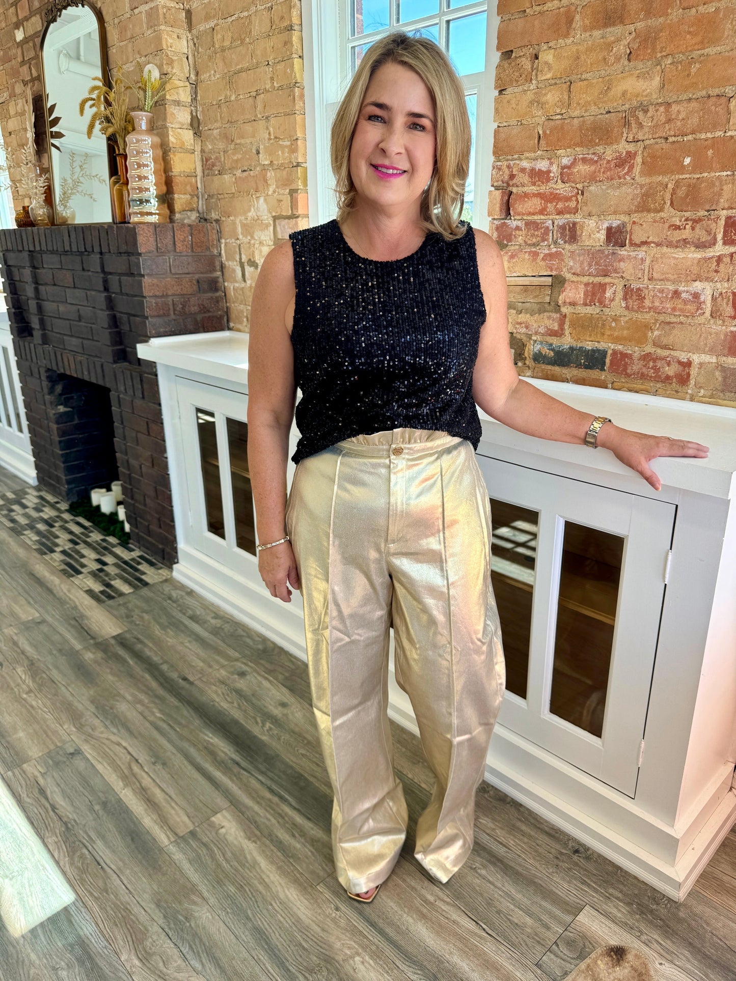 Sloane Sequin Top