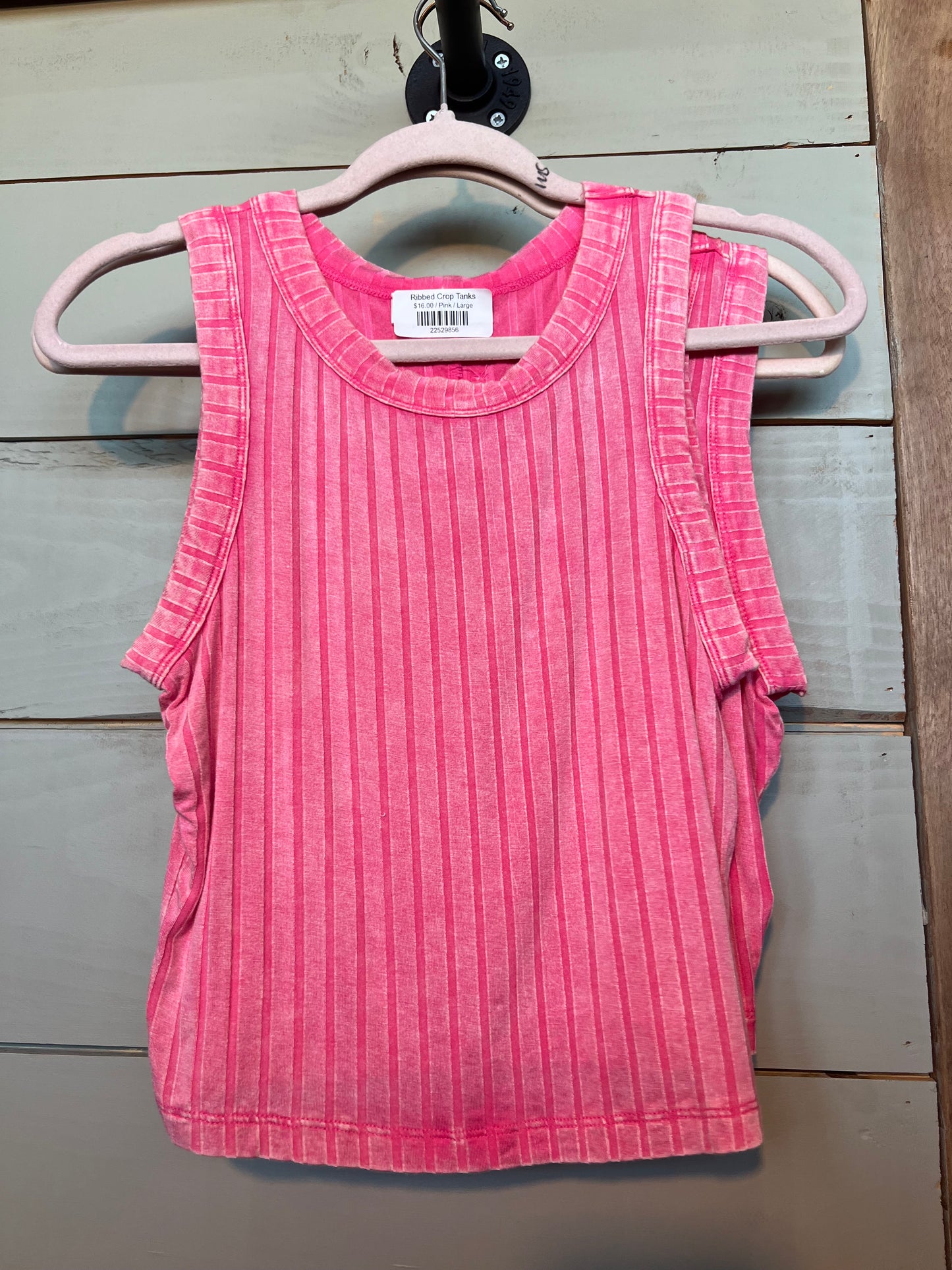 Ribbed Crop Tanks