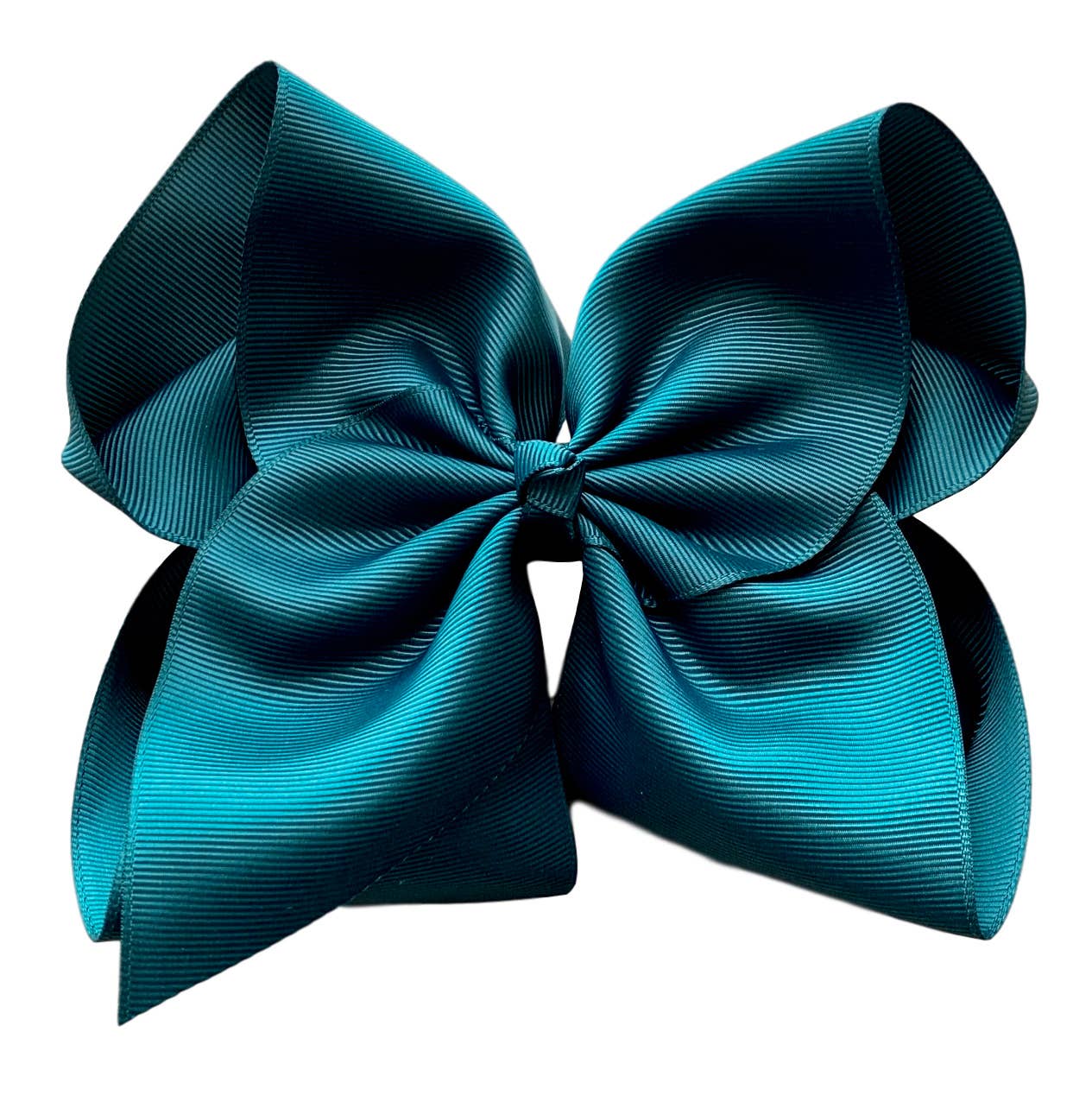 5 inch ( 2 inch width) Fall Solid Grosgrain Bow : Alligator Clip / Candlelight / 5 inch