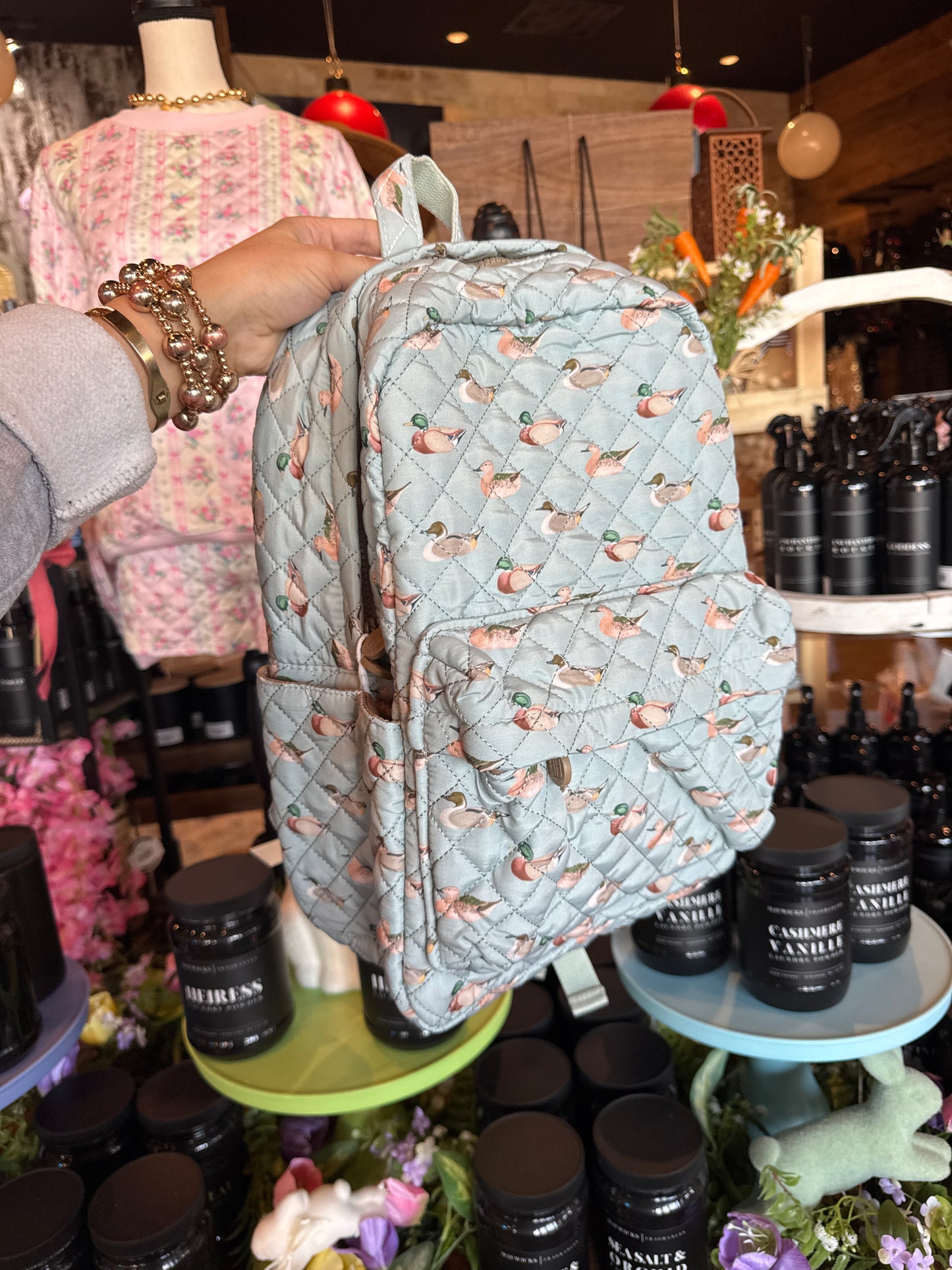 Vintage Duck Quilted Backpack
