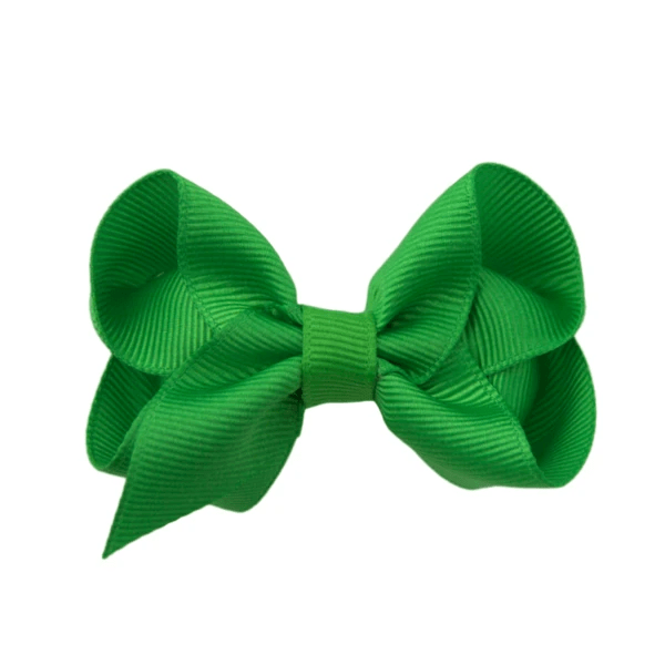 2.5 Solid Grosgrain Bow: Purple / 2.5 Inch