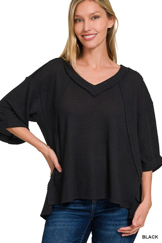 Waffle Brushed top