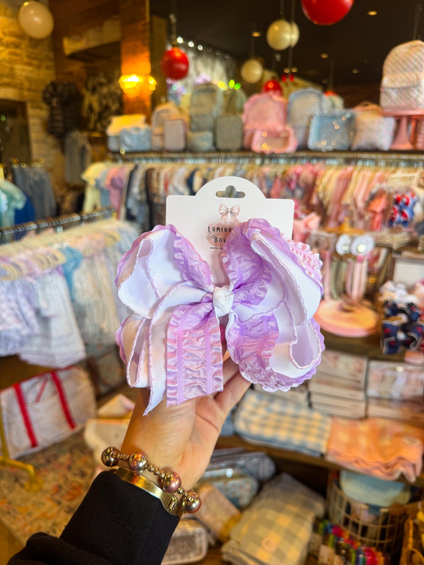 Sweet Lilac Bow