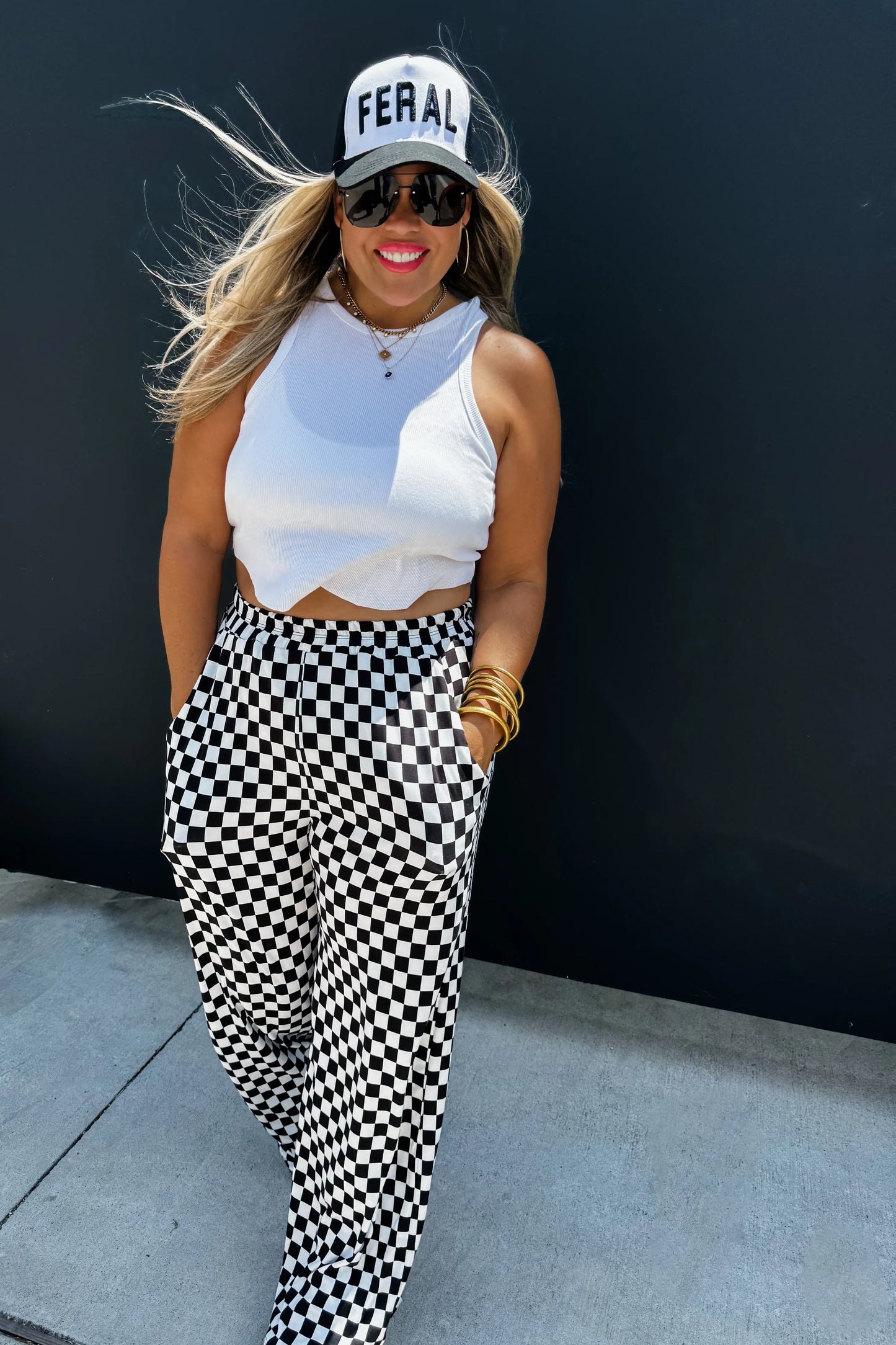 Checkered pants