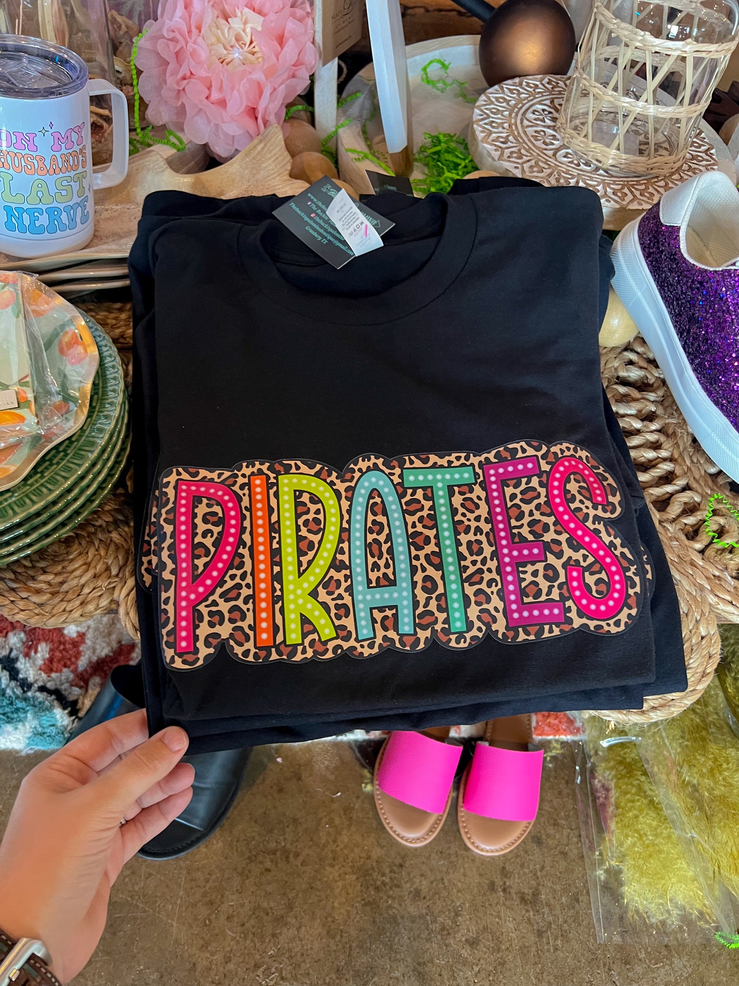Pirates Leopard Graphic tee