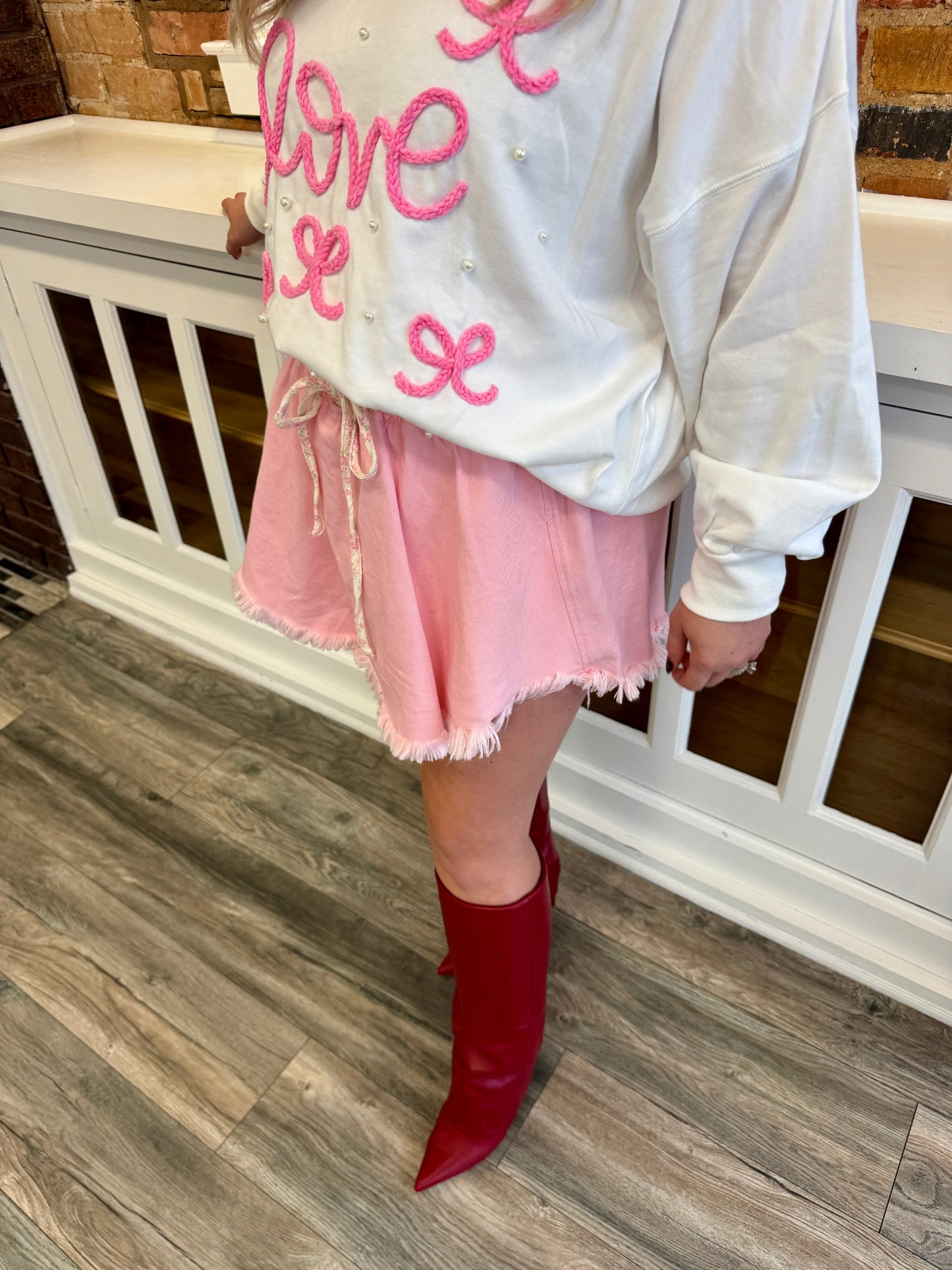 Allison Twill Skort Pink