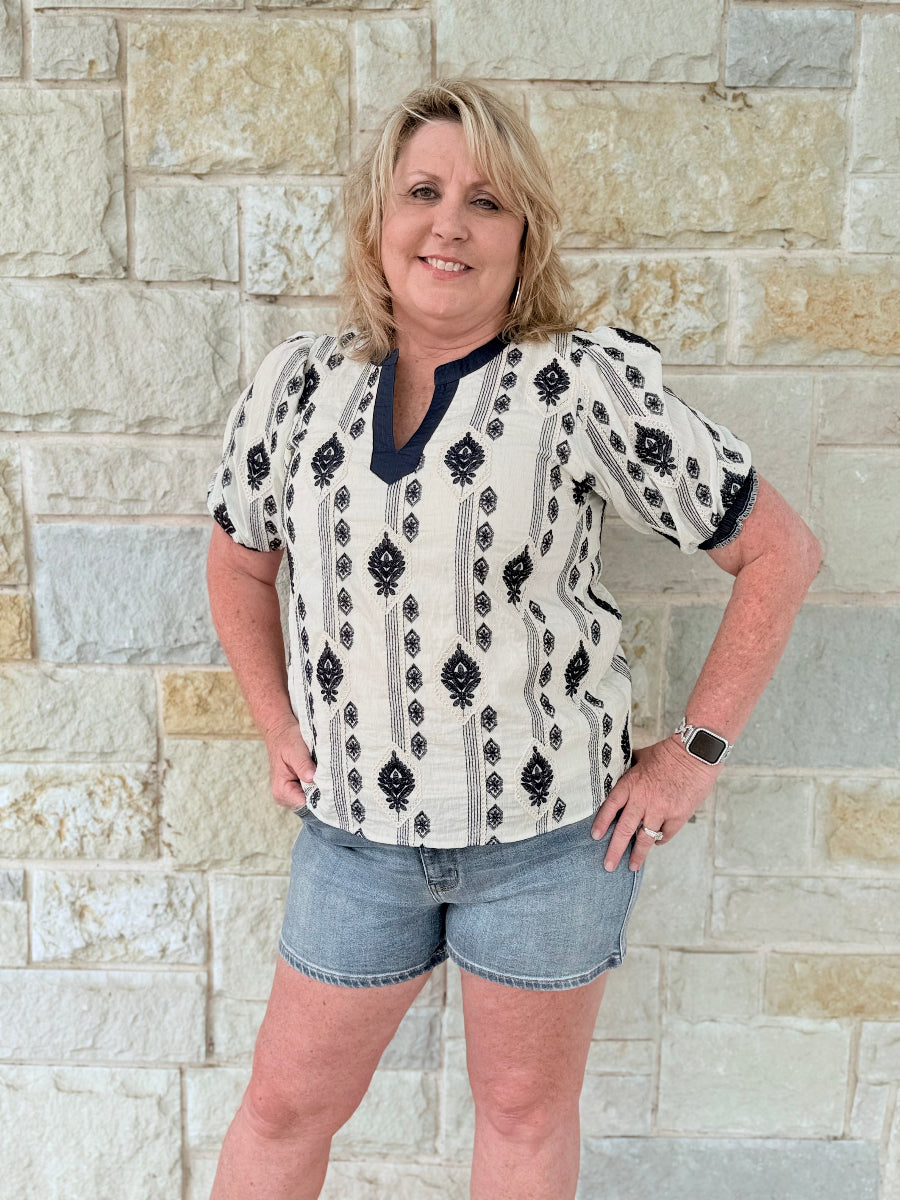 Judy Blue HW Slim Fit Denim Shorts