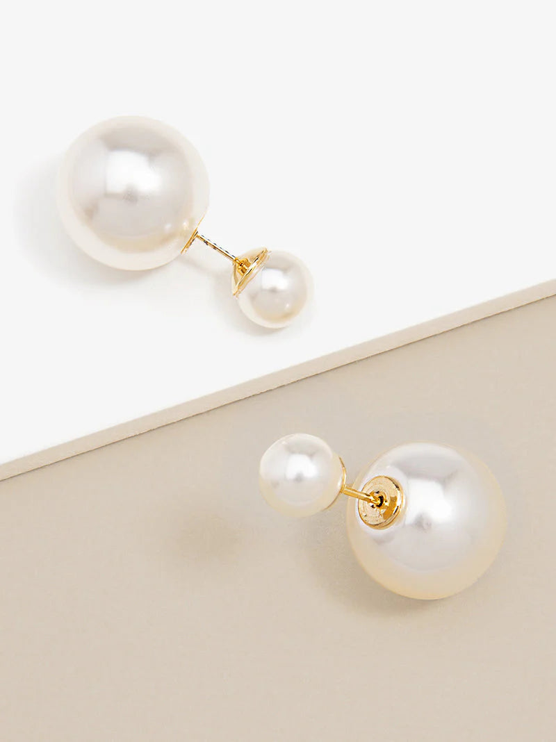 Double Ball Earrings