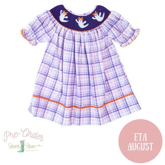 Girls Ghost Smocked Dress