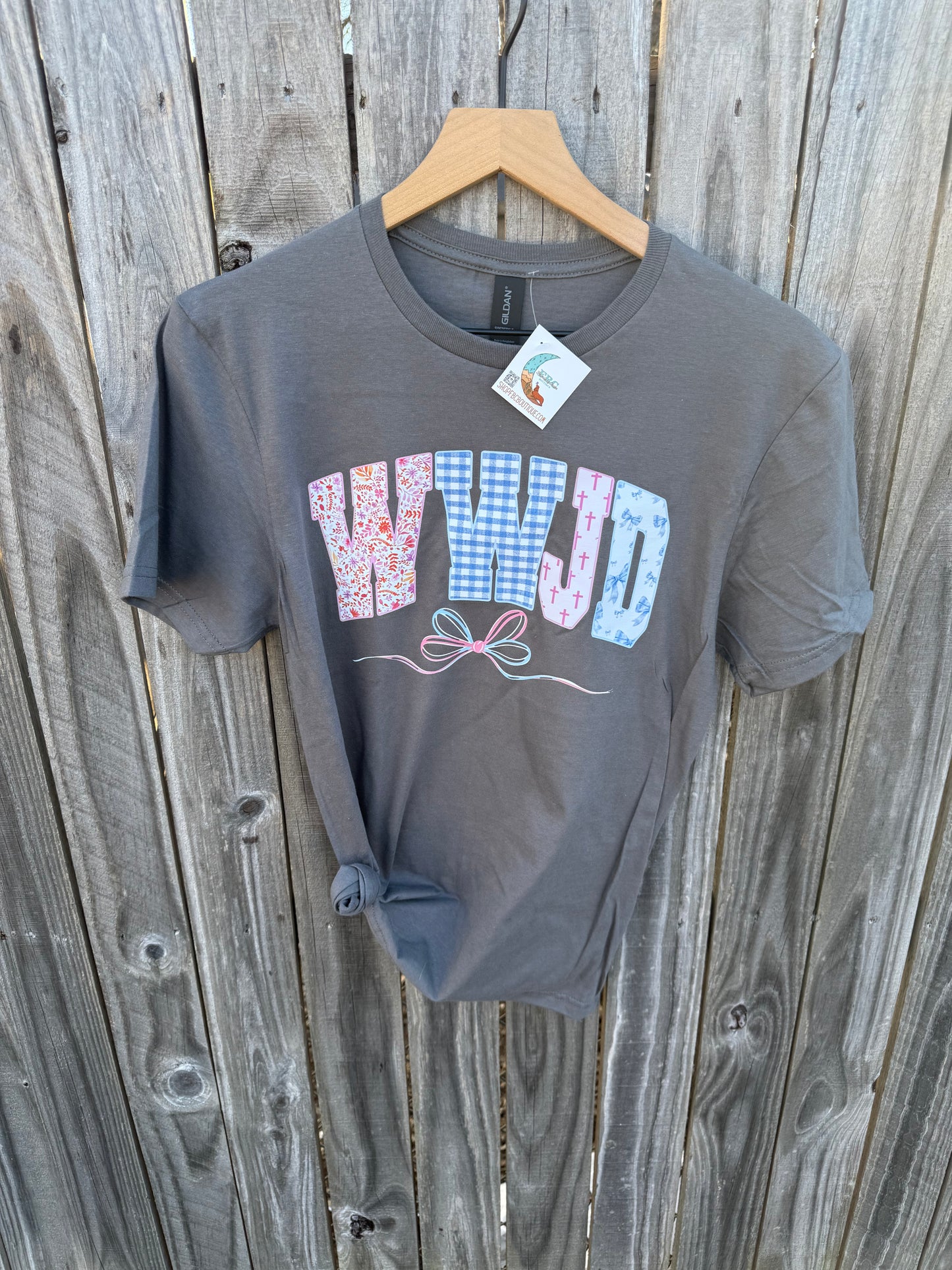 WWJD Bow Graphic Tee