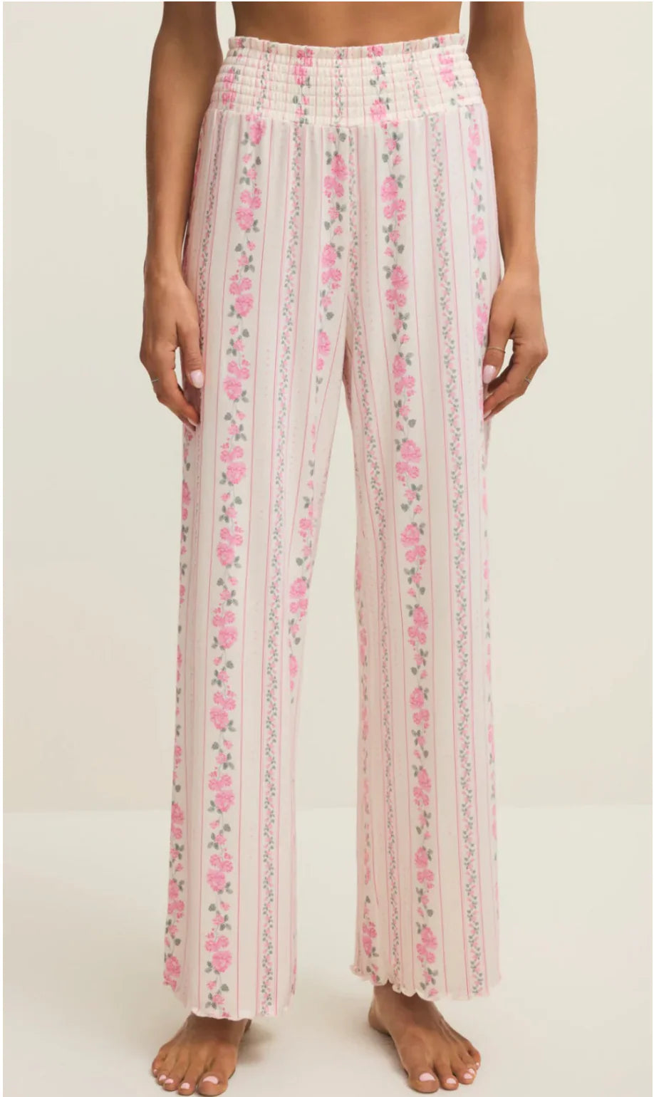 DAWN BOUDOIR PANT - VANILLA ICE