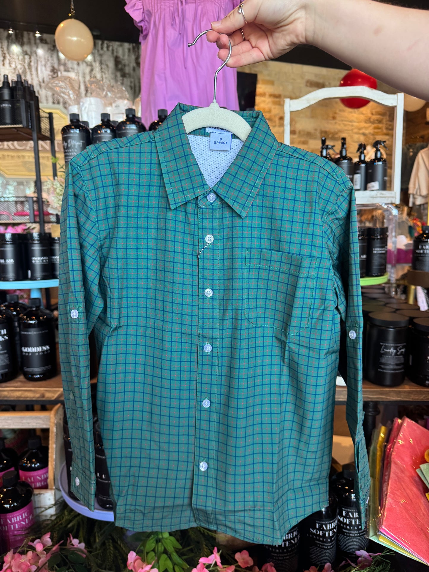 Youth Tattersall Plaid Longsleeve