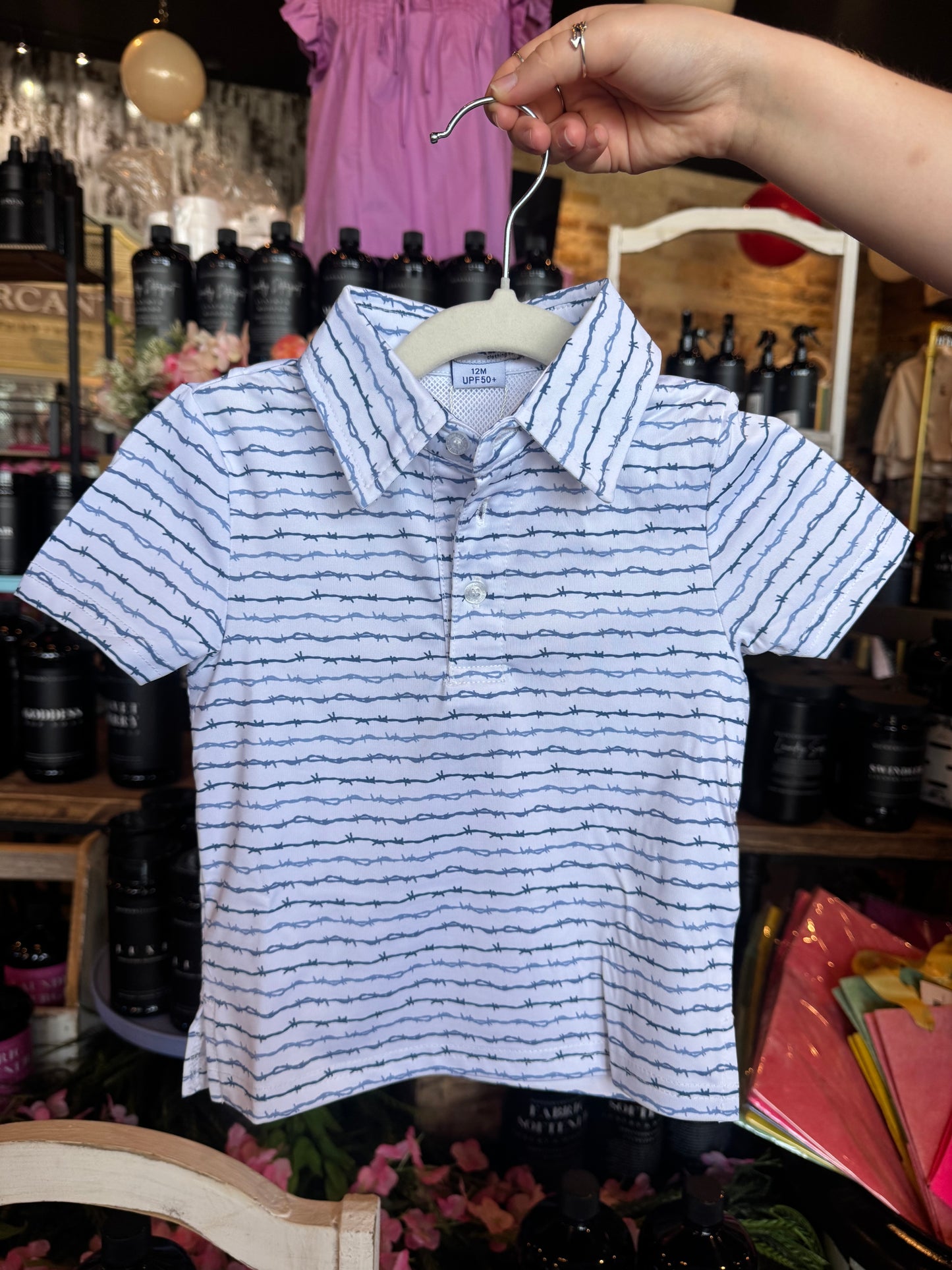 Youth Barbed Wire Polo