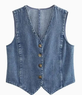Denim vest