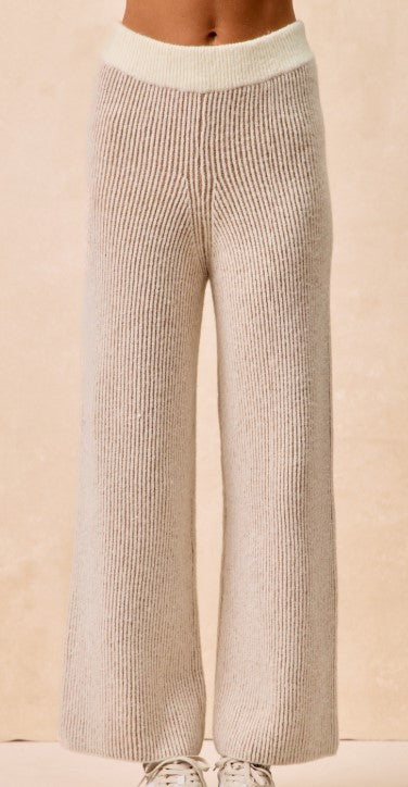Rib Lounge 2 pc Set Oatmeal