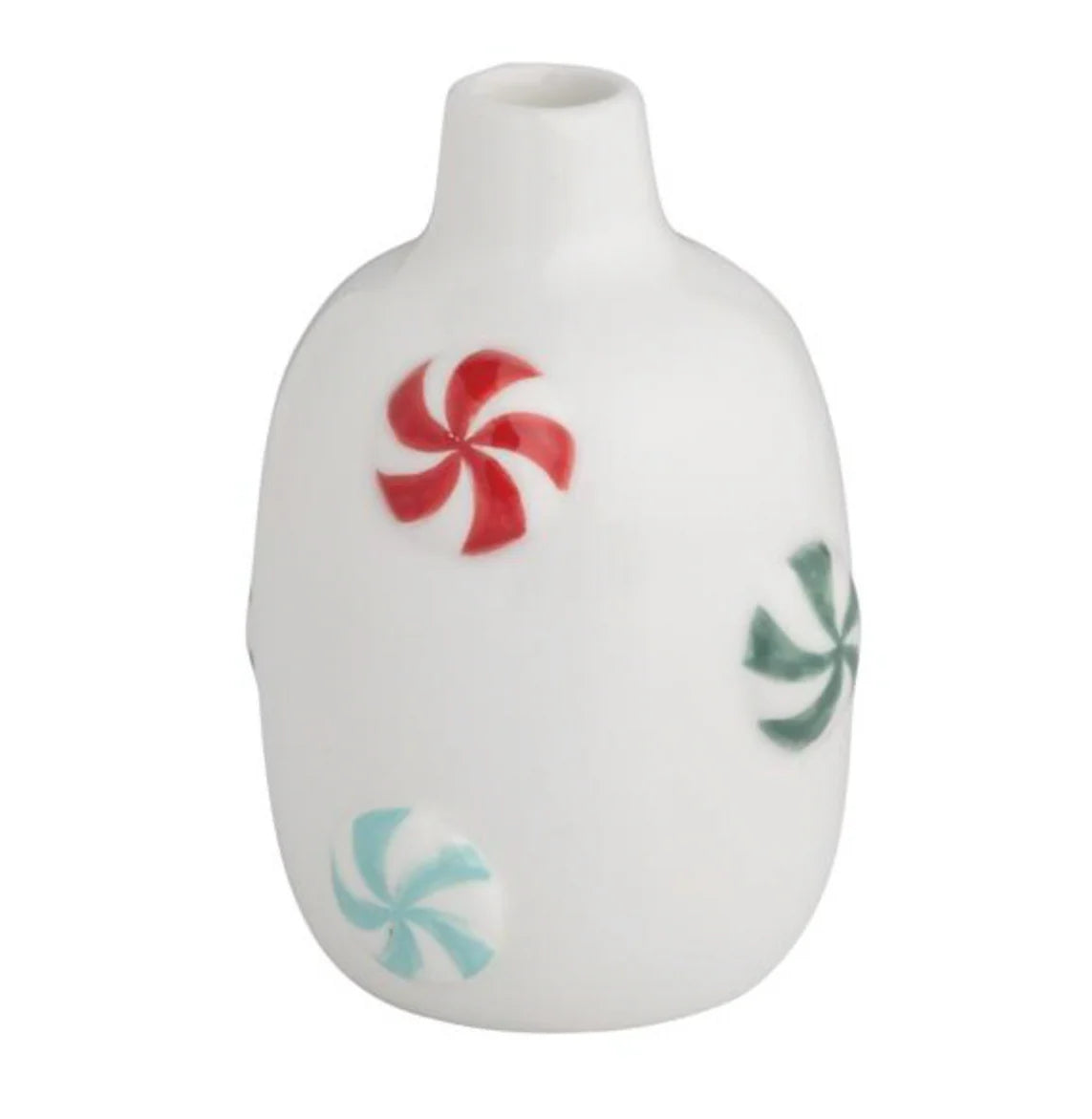 Peppermint Holiday Vase