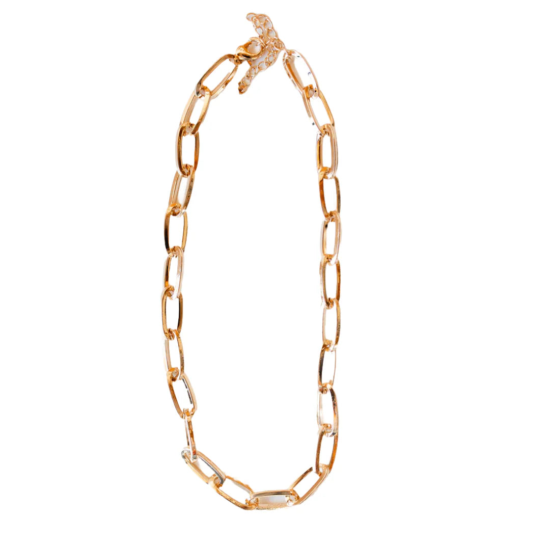 Flat PaperClip Necklace