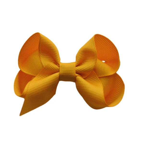 2.5 Solid Grosgrain Bow: Purple / 2.5 Inch
