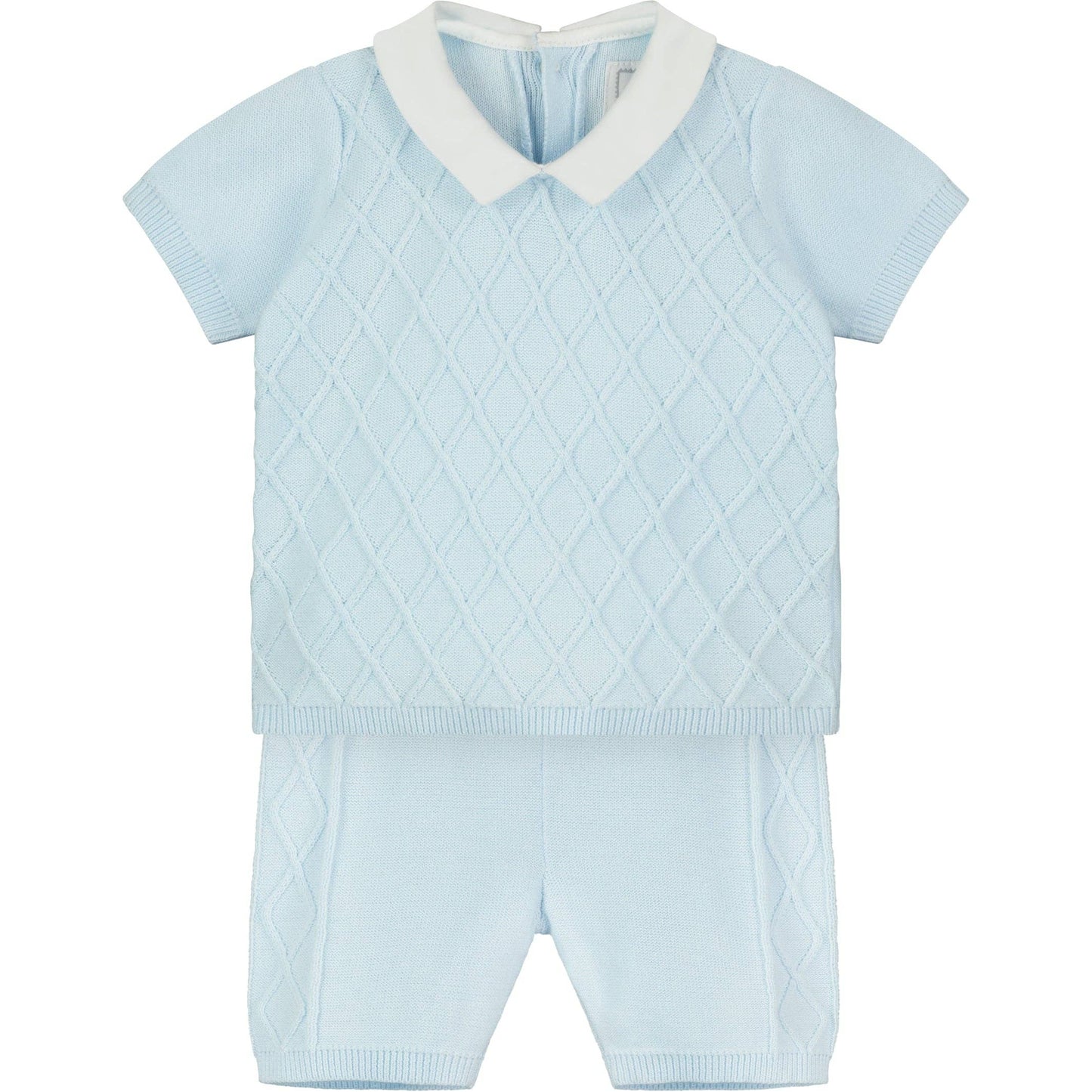 Franklin Diamond Knitted Boys Set: 3 Months 62cm