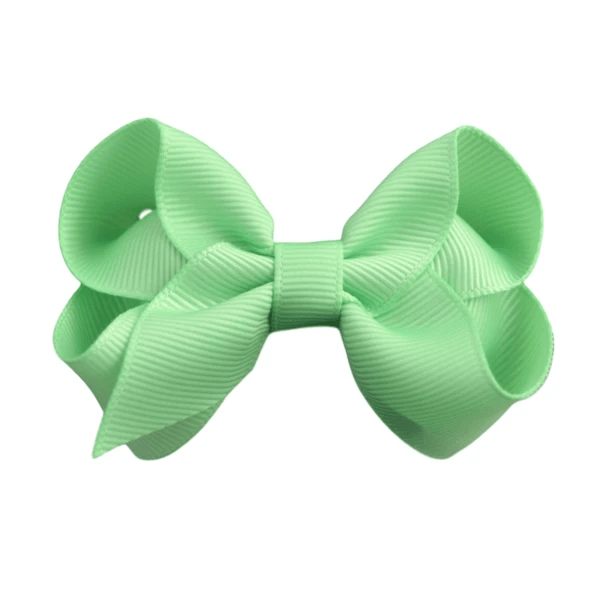 2.5 Solid Grosgrain Bow: Purple / 2.5 Inch