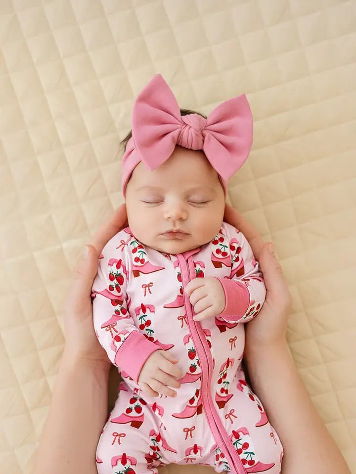 Bamboo Zip Romper-Bootsberry Cowgirl