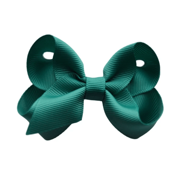 2.5 Solid Grosgrain Bow: Purple / 2.5 Inch