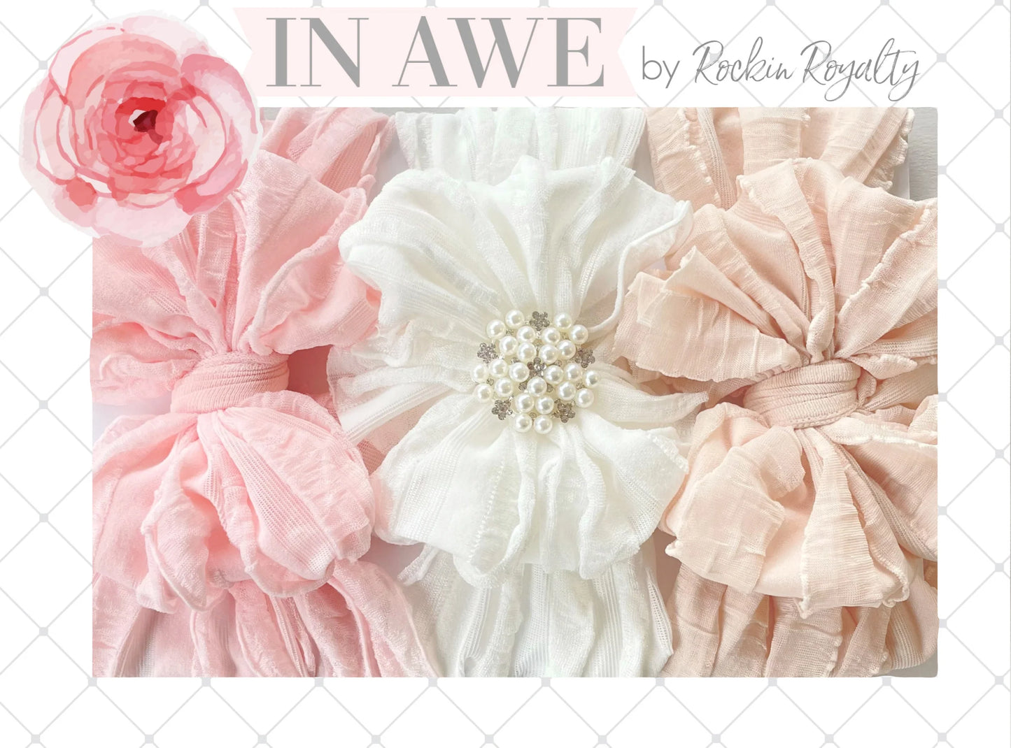 Pretty in Pearls Headband 3 pack set