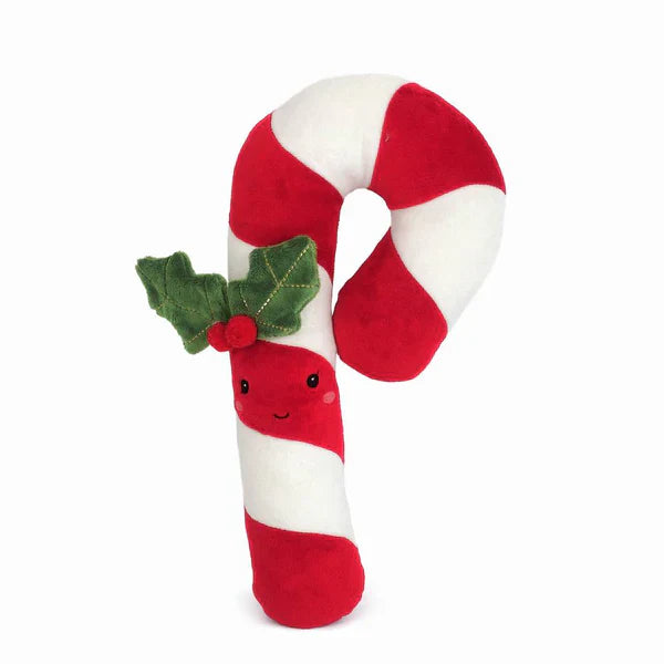 Candy Cane Plush Toy Red
