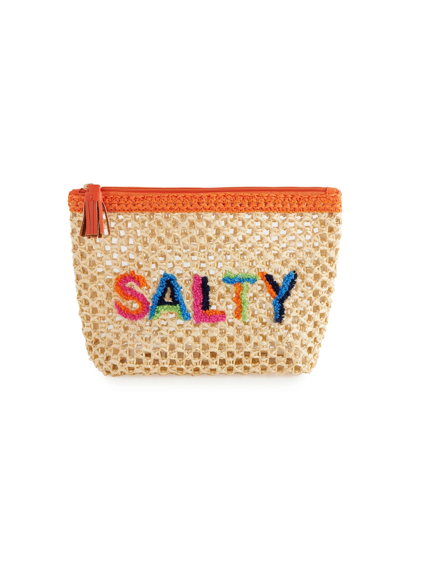 Antigua "Salty" Zip Pouch - Natrual