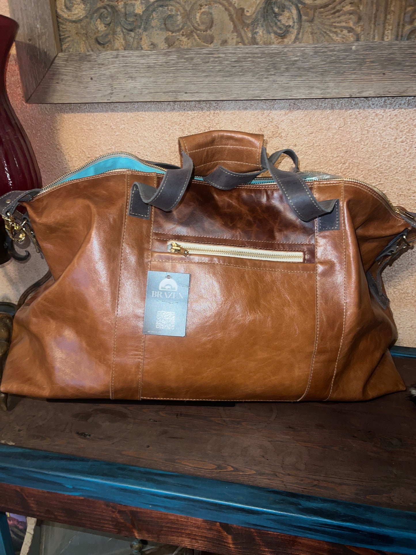 Italian Leather Duffle