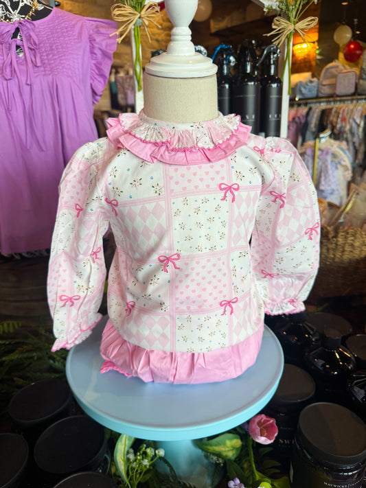 Pink Bow Set LS