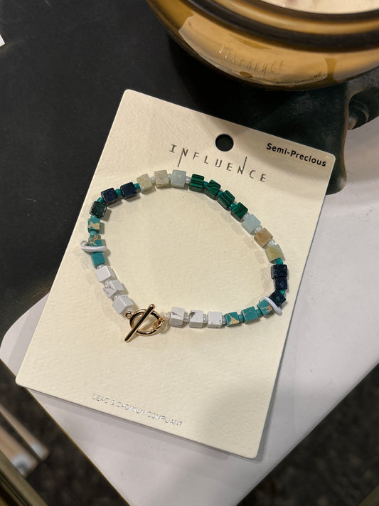 Semi precious stone bracelet