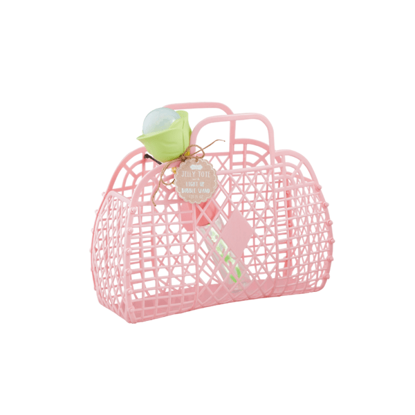Jelly Tote And Bubbles Set