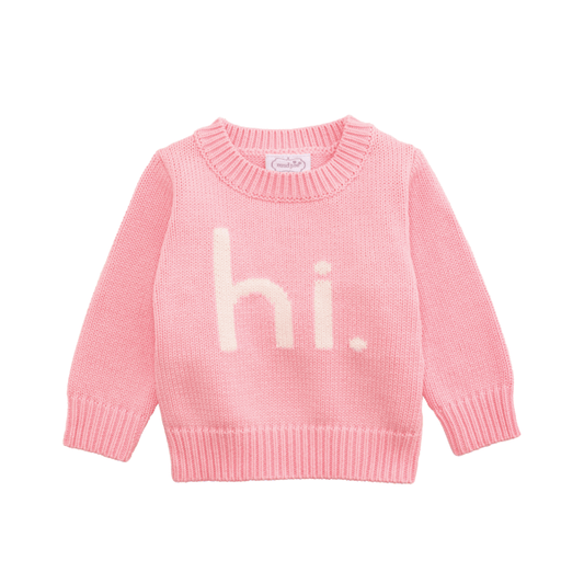Hi Baby Girl Sweater