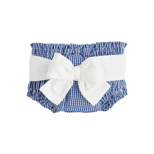 Navy Check Diaper Covers
